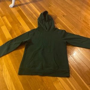 vintage olive green size 13-14 gender neutral hoodie